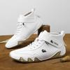 Men Casual Sneaker Leather Shoes Free Shipping Luxury Brand Sports Shoes Lace-Up Ankle Boots Waterproof Winter Motorcycle Boots