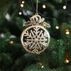 Plastic Angel Xmas Pendants Snowflake Christmas Tree Ornaments  for Home