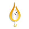 Modern Water Dropping Design Wall Clock Creative Acyrlic Pendulum Clock for Home Bedroom Living Room Office Decoration