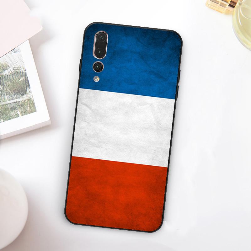 France Flag For Huawei Nova 11 10 9 SE Y70 Y60 Y90 Y61 Y91 Y73 Y72 12i 11i 8i P30 P40 Lite P60 Pro Case