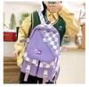 Four-piece Backpack Junior Senior High School Student Schoolbag Large Capacity Backpack