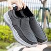 Autumn New One-pedal Men's Shoes Large Size Platform Casual Shoes Men's Outdoor Breathable Denim Sneakers
