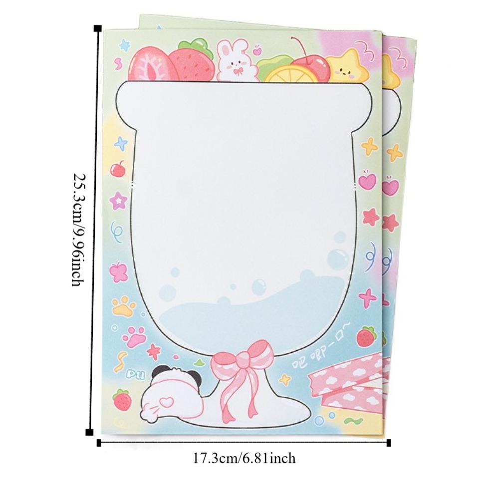 Rabbit Sticky Notes Thicken Planner Stickers Cute Writing Notepad  Stationery