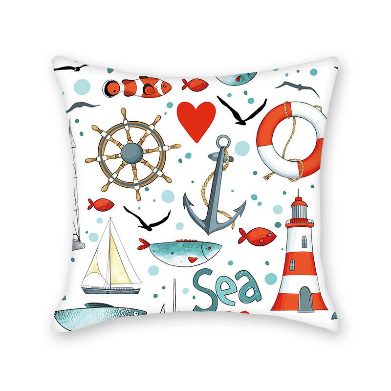 Ocean Series Summer Pillowcase - Living Room/Bedroom Sofa Cushion Cover