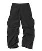 TRAVEL String Cargo Pocket Pants Black
