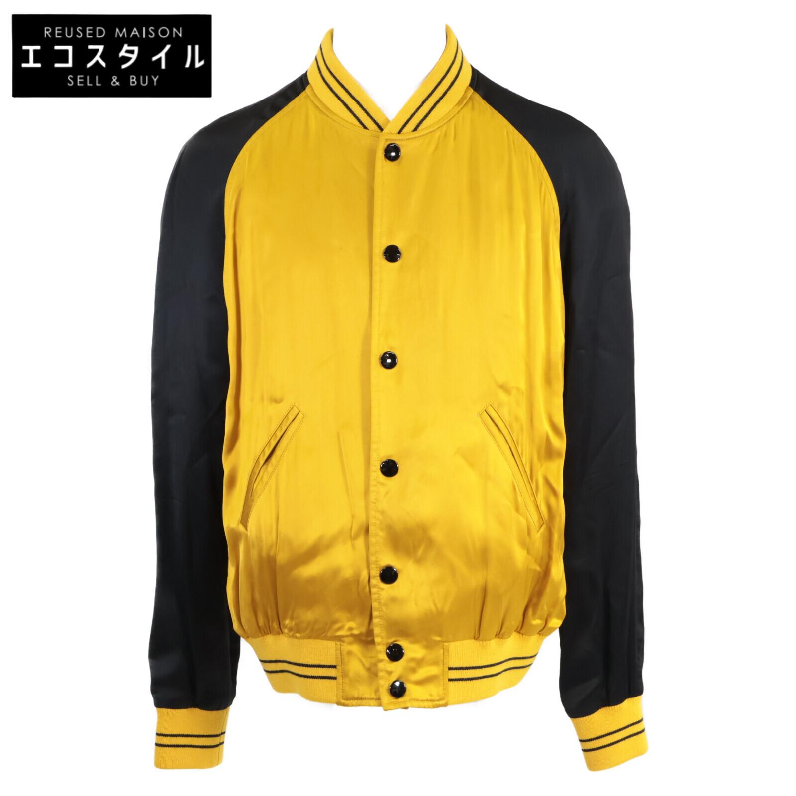 

CELINE 2V87C851C Eddie Dancing Kid Teddy Jacket 50 Yellow x blackUsed