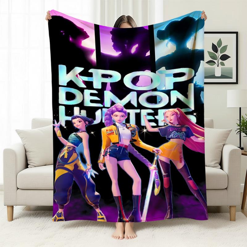 Kpop Witchers Witchers Peripheral Blankets Blankets Flannel Nap Blankets Blankets Printed Office Sofa Blankets