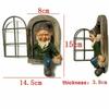 Creative Garden Statue Elf Go Out Tree Hug Suitable for Home Courtyard Porch Decoration Garden Decoration Outdoor Decor