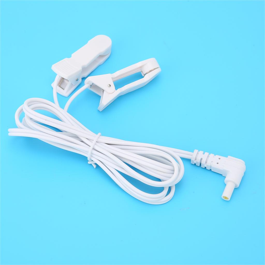 TENS-Draht-Ohrclip, 2,35 mm, TENS-Elektroden-Anschlusskabel, Ohrclip für digitale Massagegeräte