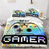 Gaming Bedding Set Twin Full Size Kids Gamepad Duvet Cover For Boys Girl Bedroom Decor Polyester Game Controller Comforter Cover