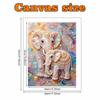 Pearl Art Painting Home Wall Decor Pearl Gemstone Painting Elephant Crafts Adult/Beginner Gift Creative Home Decor Unframed Wall Art