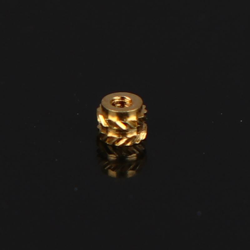 M1 M1.2 M1.4 Brass Threaded Inserts Nut Kit Hot-Melt Copper Nut Knurled Embed Injection Brass Insertnut For 3D Printer Component
