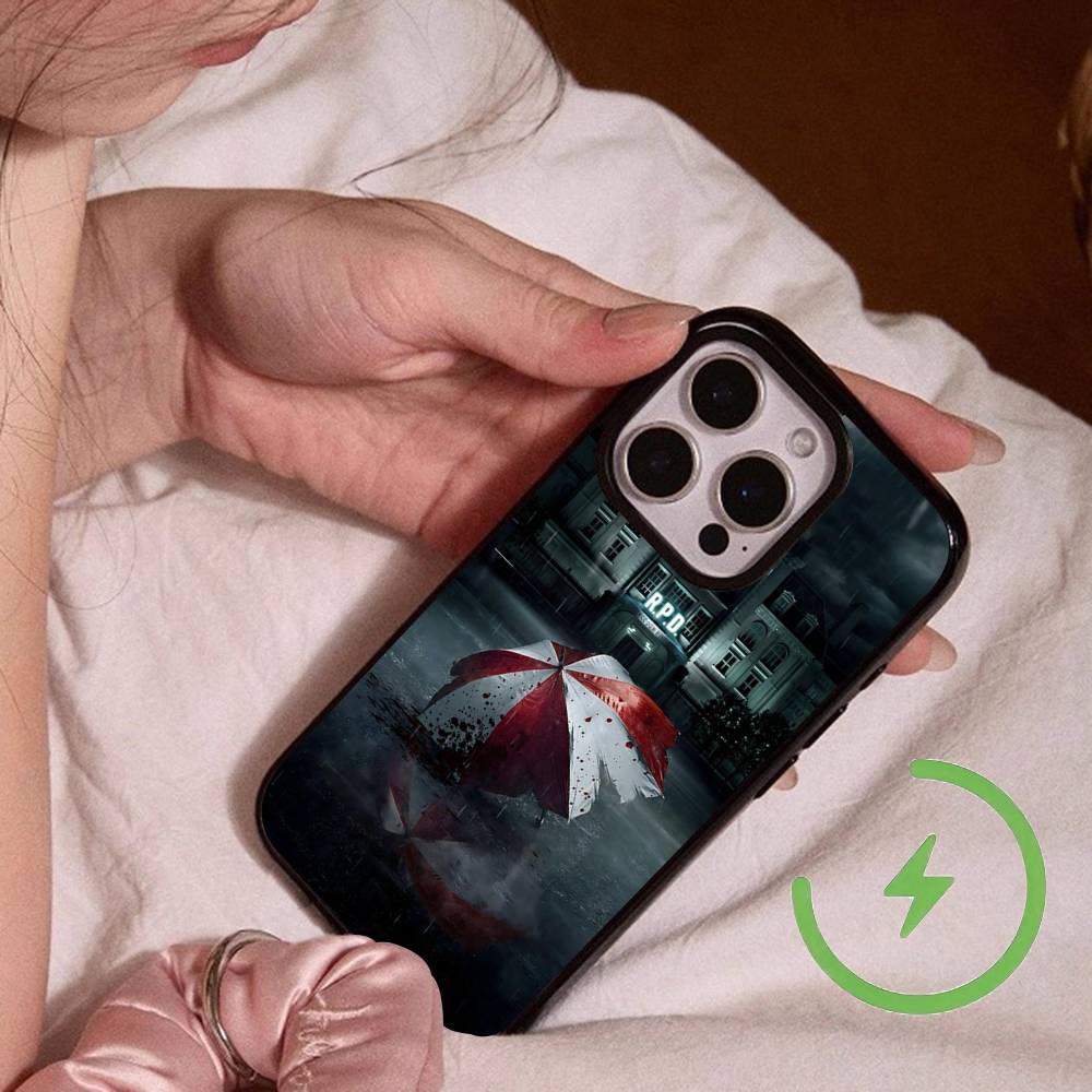 Game R-Resident-es Evil-es Magnetic Charging Cover Phone Case For IPhone 17 16 14 13 12 11 15 Pro Max For Magsafe Wireless