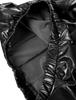 Girls Metallic Shiny High Rise Elastic Waist Dance Pants Side Pockets Hip Hop Streetwear Sweatpants for Stage