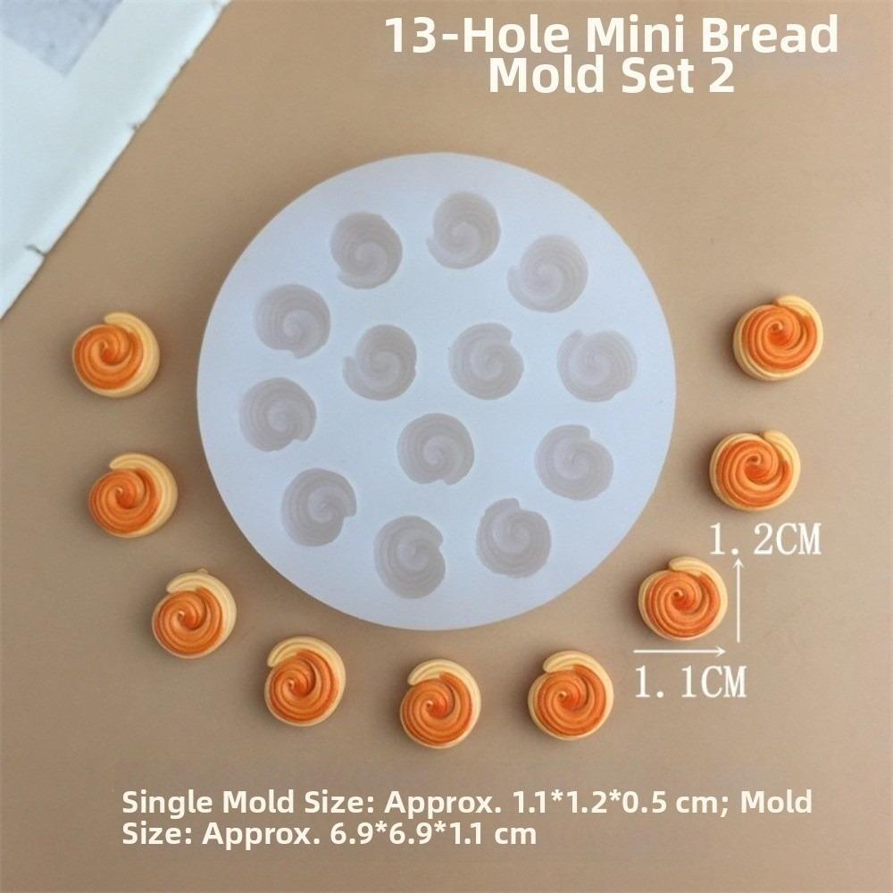 Reusable Cookie Shaped Mold Flexible Play Food Mold Baking Tool Resin Mold  Candy Making