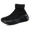 New Warm Men Casual Sneakers Comfortable Mens Ankle Boots Lightweight Couple Walking Running Shoes Mesh High Top Man Socks Shoes