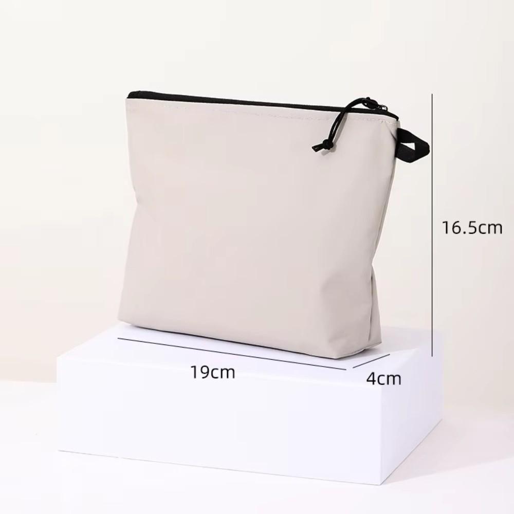 Portable Waterproof Tool Storage Bag Large Capacity Foldable Travel Toiletry Bag Solid Color Ultralight ID Bag