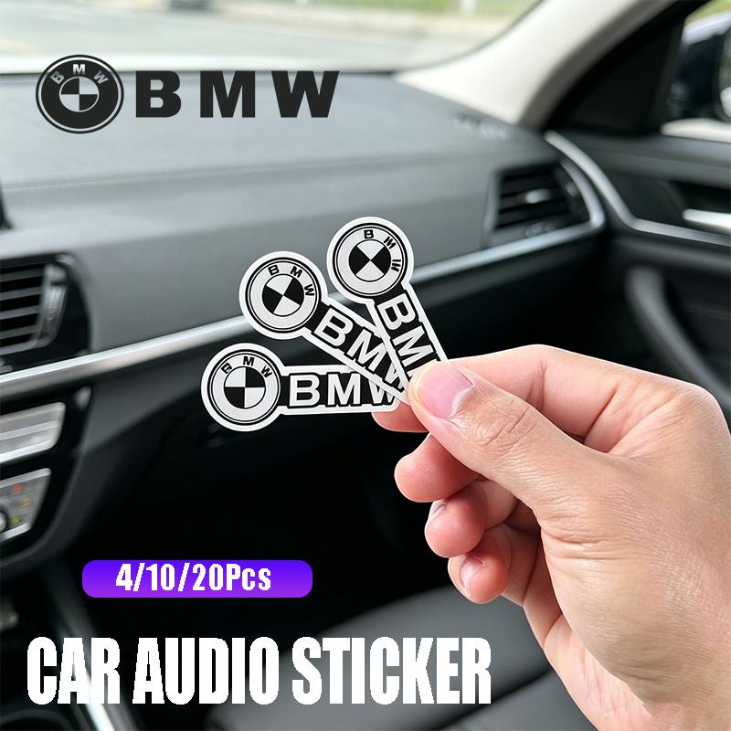 3D Car Audio Stereo Speaker Badge Sticker Decal Accessories For BMW X1 X2 X3 X5 X4 X6 X7 iX3 F20 F10 F07 E70 E46 E90 E92 E60 E39