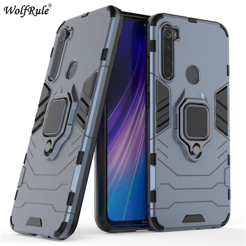 

For Redmi Note 8 Cover For Xiaomi Redmi Note 8 2021 Case Hard PC Ring Holder Stand Magnetic Armor Case For Redmi Note 8 Fundas For Redmi Note 8