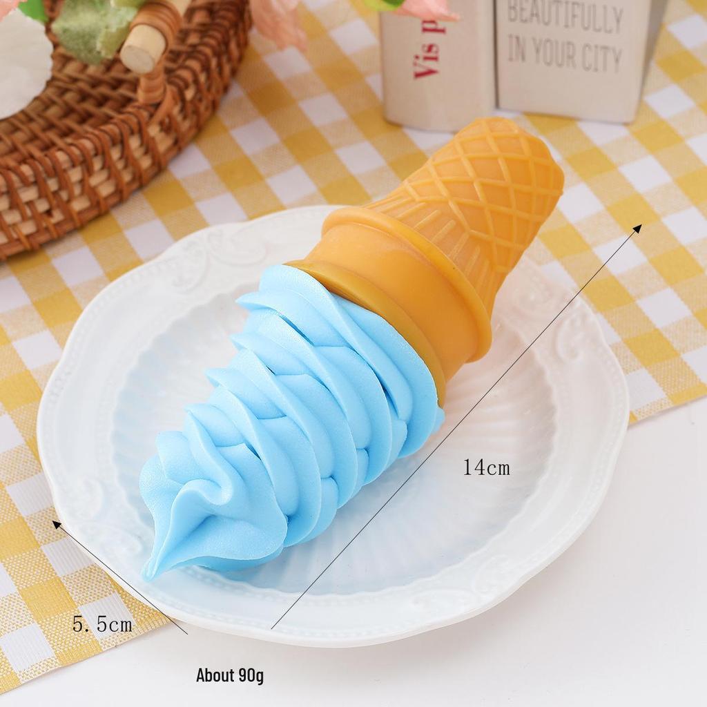 Crispy Cone Fake Ice Cream Torch Decoration Prop