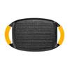 GRILL PLANCHA BASIC STONE WITH GROOVES 36x23CM