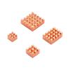 High Conductivity Copper Heatsinks 4Pieces For RPI 4B Development Board Stable Operates In Robotics Projects