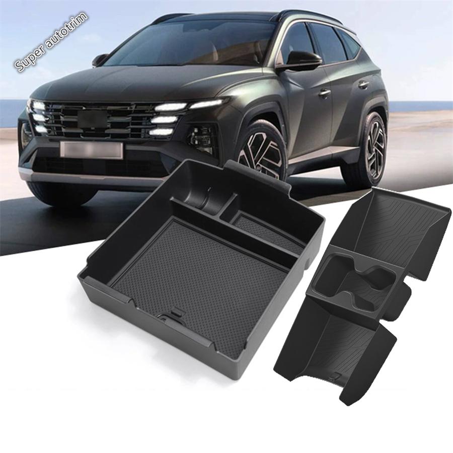 Auto Centrale Console Armleuning Opbergdoos Voor Hyundai Tucson NX4 2025 2026 Onder Bekerhouderpaneel Auto Accessoires Interieur
