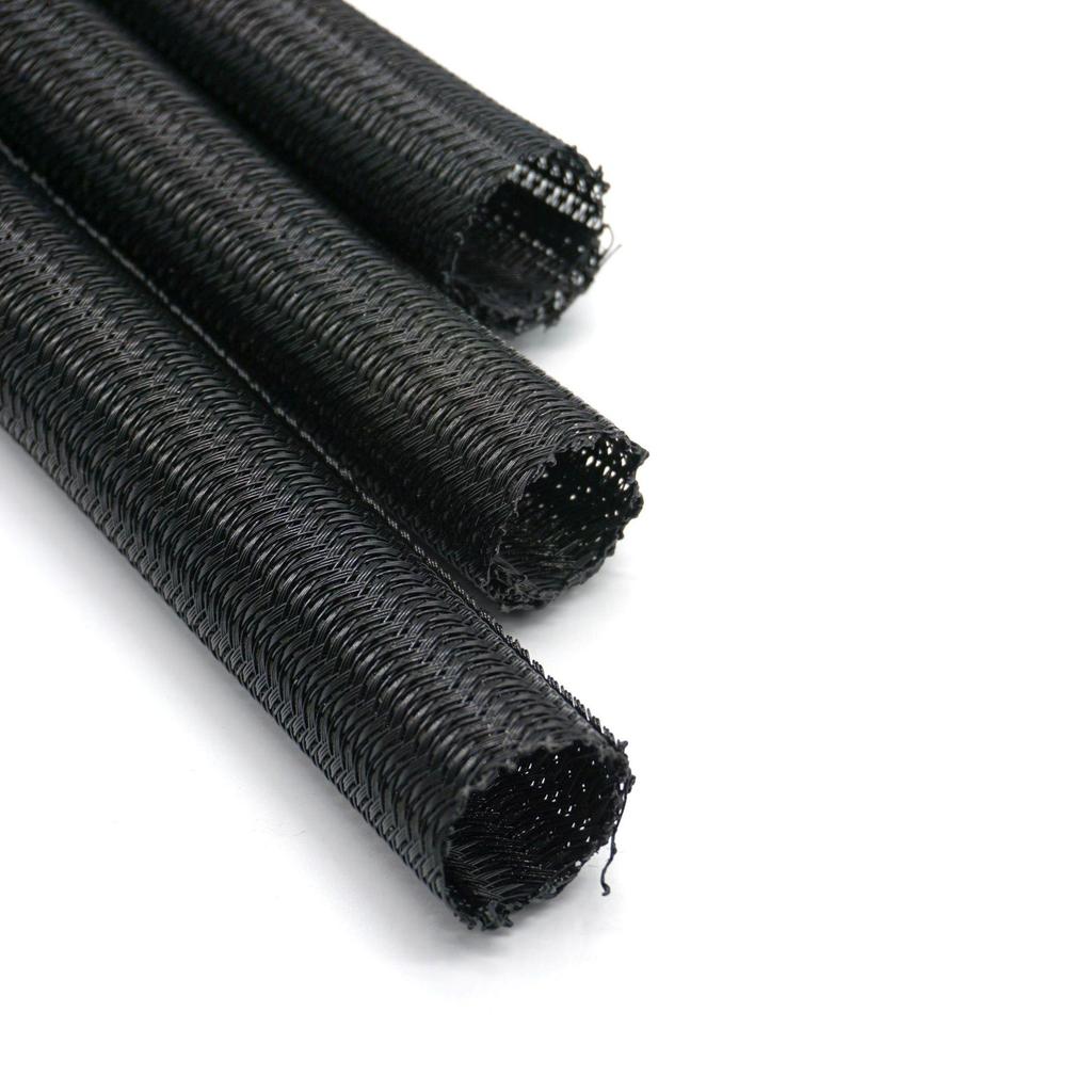 Flammhemmender PET-Geflechtschlauch: Wärmeableitung Kabelbaumwickel