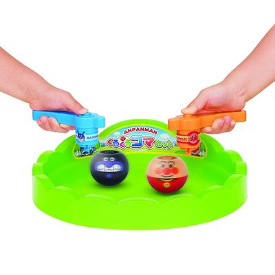 JOYPALETTE Anpanman Kuru Kuru Top Set Toy Game Ages 3 and Up 188271