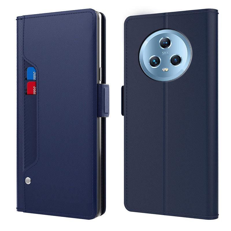 Cover For Huawei Honor Magic 7 6 Pro Magnetic Flip Kickstand Phone Leather Case For Honor Magic 6 4 3 5 Pro Mirror Card Slot Wallet Book Stand Cover