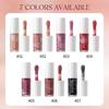 7 Color Mirror Brown Liquid Lipstick Waterproof Lasting Moisturizing Water Light Lip Gloss Non Stick Cup Lip Oil Makeup Cosmetic