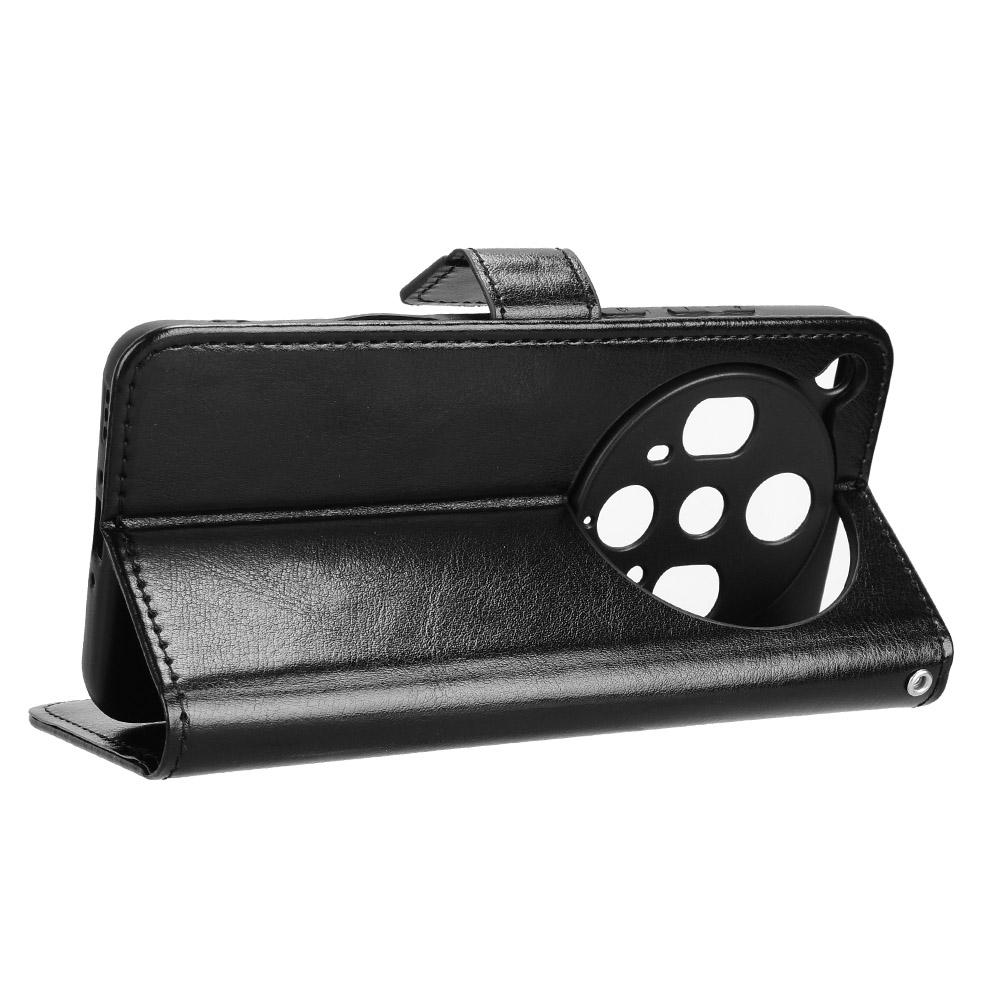 For Oppo Find X8 Ultra 5G PU Leather Case with Strap Crazy Horse Texture Phone Wallet Cover