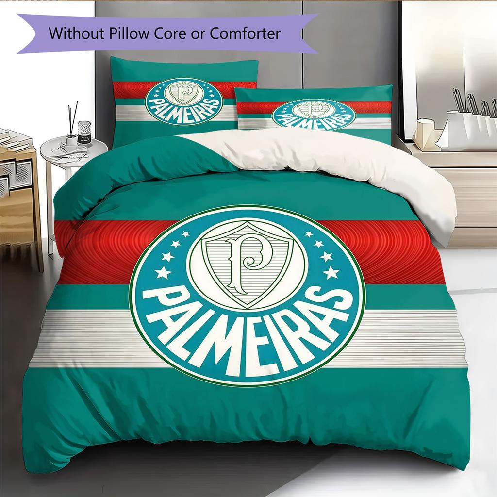 SE Palmeiras2 Pattern Bedding Quilt Set Home Decoration Gift (1 * duvet cover + 2 * pillowcase without core)