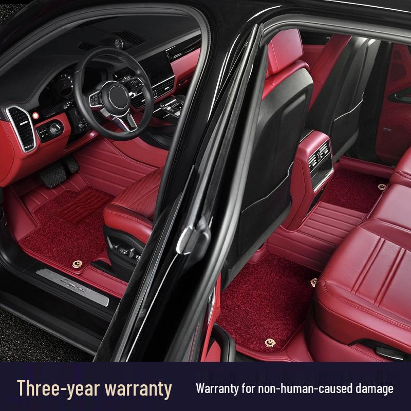 Full Coverage Star-Themed Leather Floor Mats for XPeng P7, G3, G6, G9, X9, MO3, and P5 Models.