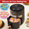 2026 New Silicone Egg Bite Molds for Air Fryer - 7-Cavity Non-Stick Muffin Pan for Cupcakes/Quiches/Tarts - Dishwasher Safe Pans