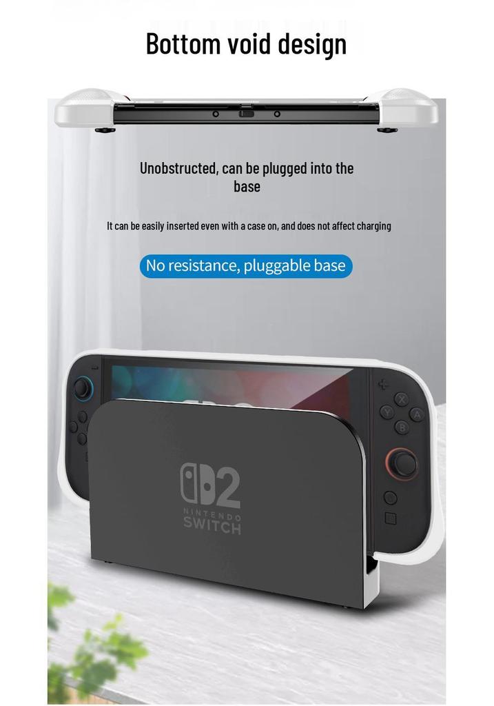 Switch 2 2025 Drop-Proof Protective Case - TPU Cover for Nintendo Switch Accessories