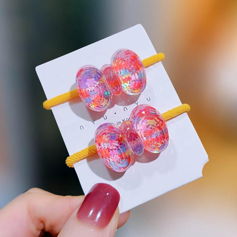 Kinder Pailletten Floral Elastische Haarbänder Gummiband Haargummi Prinzessin Kawaii Haarseil Kopfbedeckung Mädchen Kinder Haarschmuck