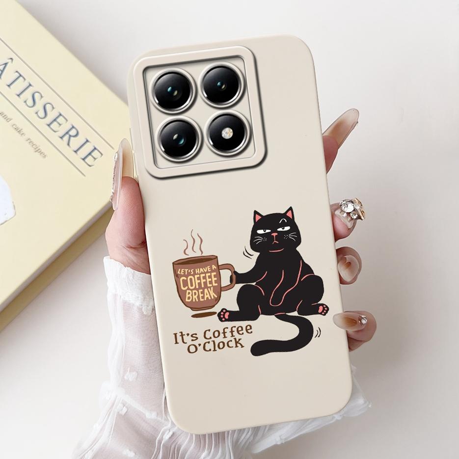 Für Xiaomi Mi 14T Pro Hülle Einzigartige Bonbon-Lackierte Abdeckung Stoßfeste Handyhülle Für Xiaomi 14T Pro Mi14T 5G Weiche Hüllen Hülle Stoßfänger