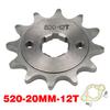 520# Chain 20mm 10T 11T 12 13 14 15 16 17 18 19 20 21 22 23T Teeth For 50cc to 125cc Off-road Bicycle ATV Front Engine Sprocket
