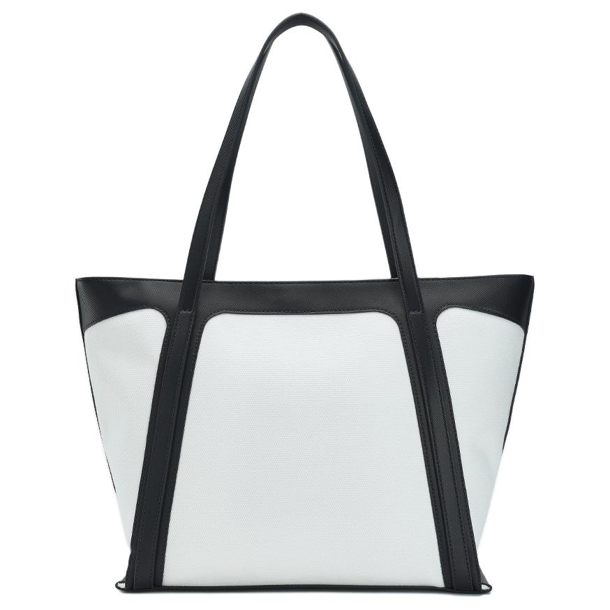 New FILA Fabric Tote Bag, Shopping Bag, Handbag Regular Women's White & Black F13W528161FNV