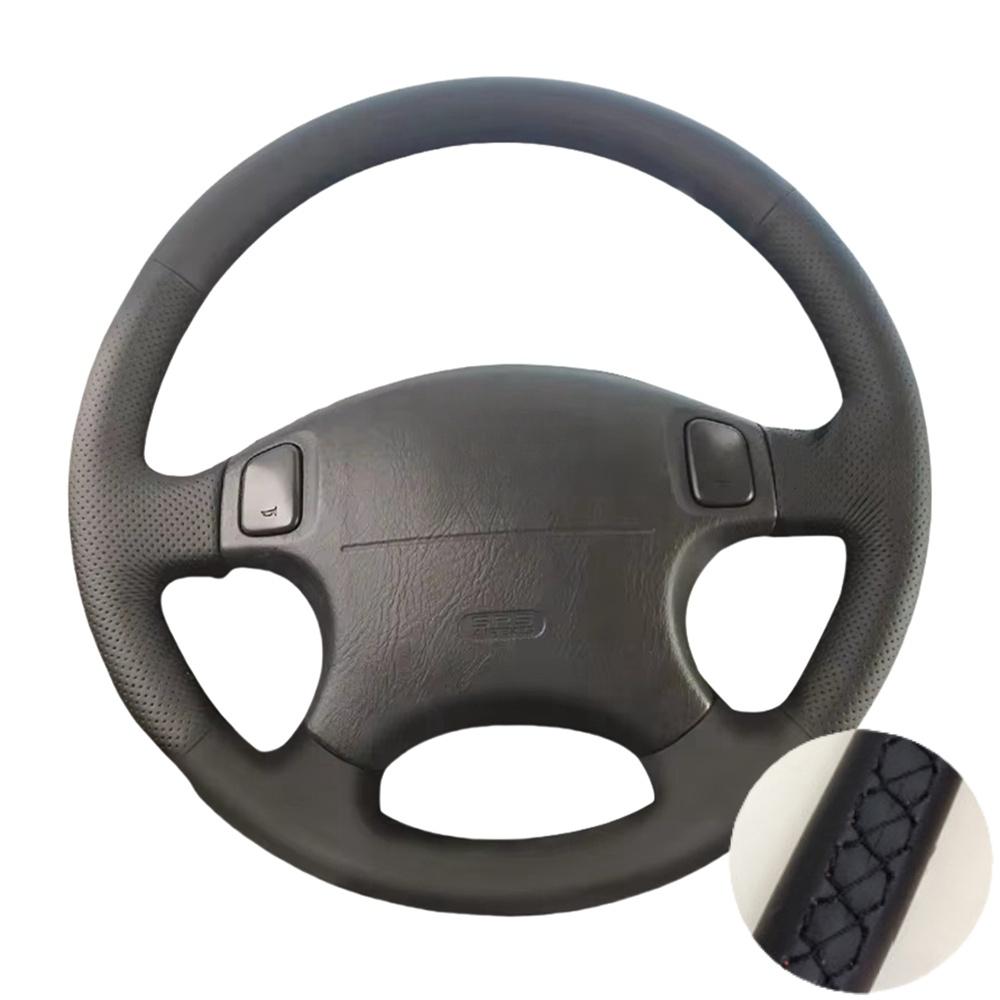 Hand Sewing Car Steering Wheel Cover Microfiber Leather For Honda CRV CR-V Accord 6 Odyssey Prelude Civic 1996-2003 For Acura CL