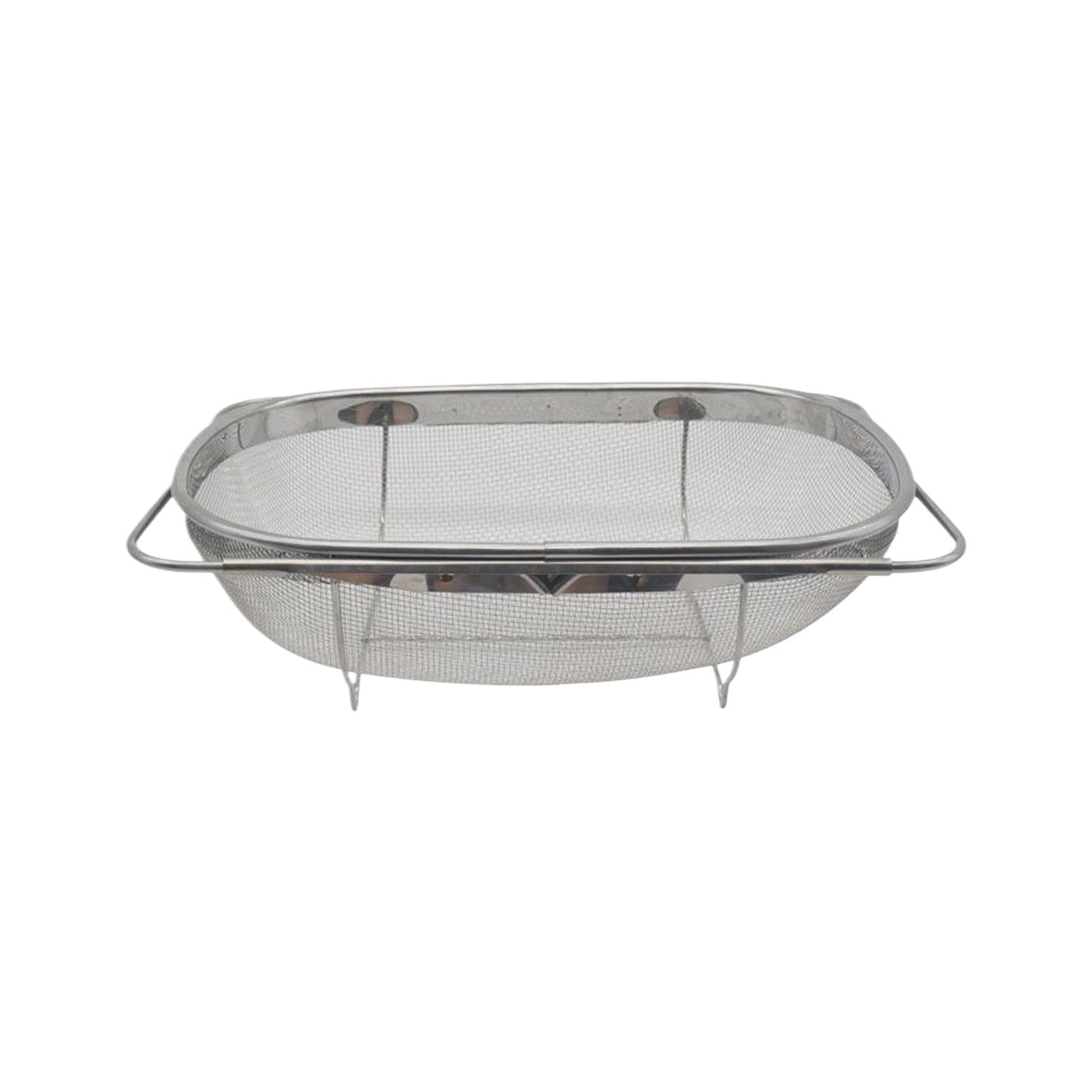 

Расширяемая корзина фильтра из нержавеющей стали. Простое, эффективное и долговечное решение для мытья фруктов.