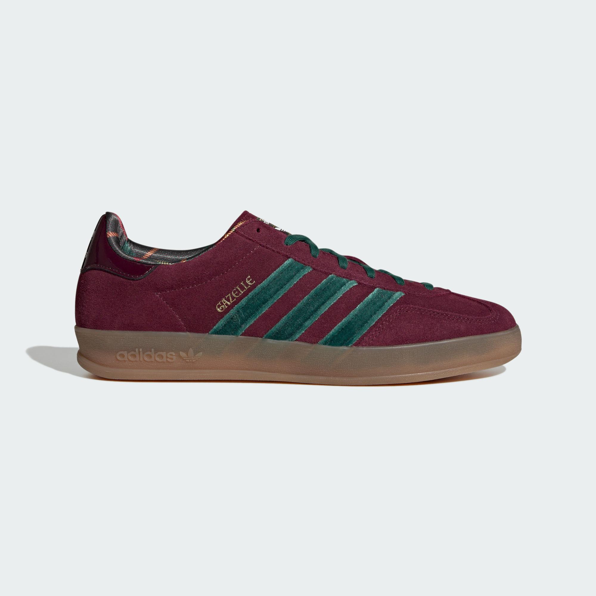Adidas Originals GAZELLE INDOOR German Army Trainers Unisex Red 36.5