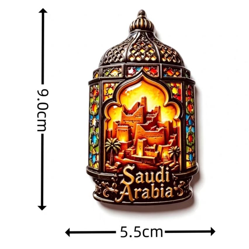 Saudi-Arabien Kühlschrankmagnete Aufkleber Tourismus Souvenir Kühlschrankmagnete Aufkleber Hausküche Dekoration