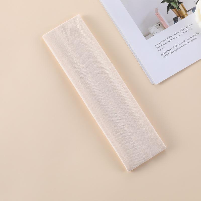 7cm Wide Headband for Women & Men, Solid Color Sports Sweatband