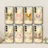 Angel Wing Phone Case For Samsung Galaxy A73,A72,A71,A70,A53,A52,A51,Soft Silicone Black Cover