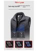 15-Zone Smart Heated Cotton Vest for Men and Women