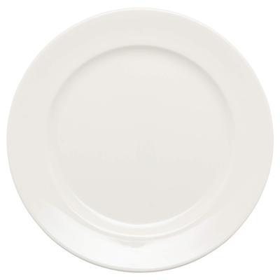 NARUMI Royal Court Simple Dinner Dishwasher Made In Plate, 25cm, White, Plate, Rim, Microwaveable, Safe, Japan, 9265-1672