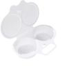 Food-grade Egg Steamer Dual Cavity Egg Cooker Kitchen Tools Microwave Egg Poacher  Kitchen