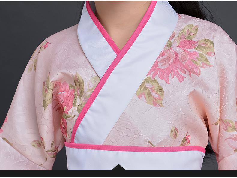 Children's Hanfu Fairy & Guzheng Performance Costume - Women's New Tang Suit Style